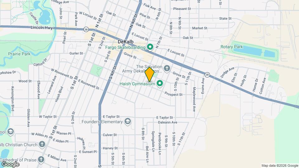 723 Prospect St Map and Location Details