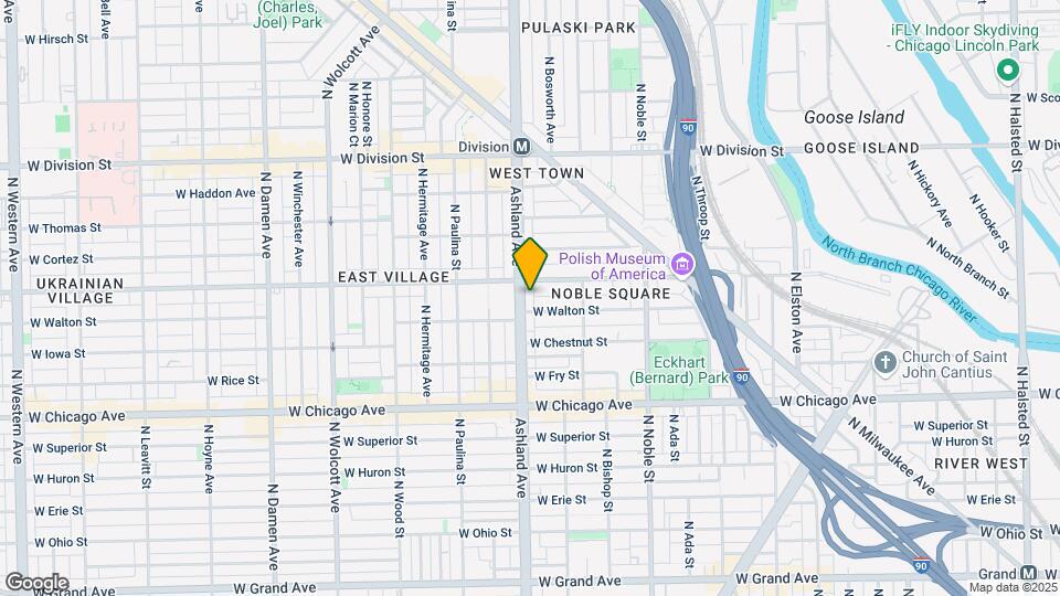 943 N Ashland Ave Mapa y Detalles de la Ubicación