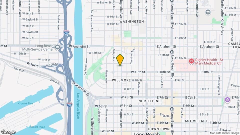 1029 Magnolia Ave Mapa y Detalles de la Ubicación