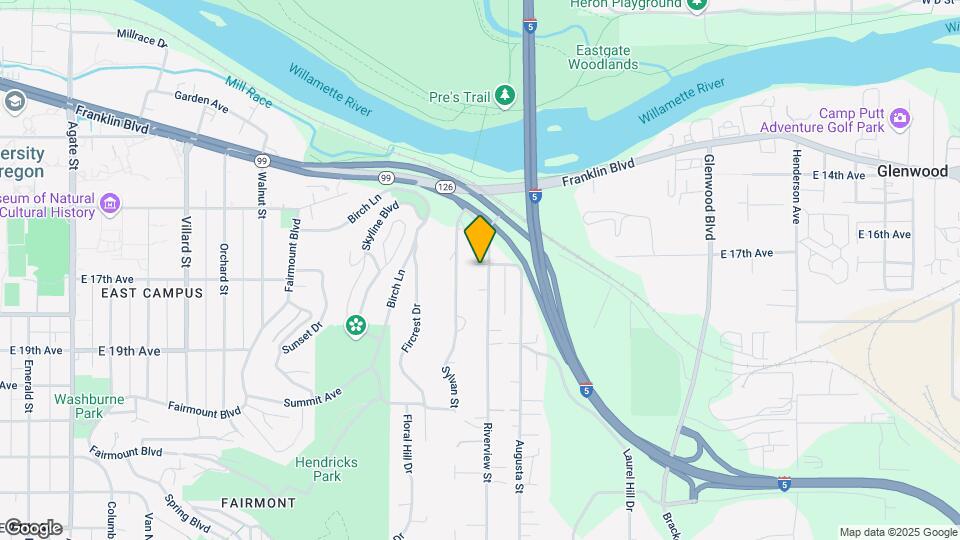 1610 Riverview St Map and Location Details
