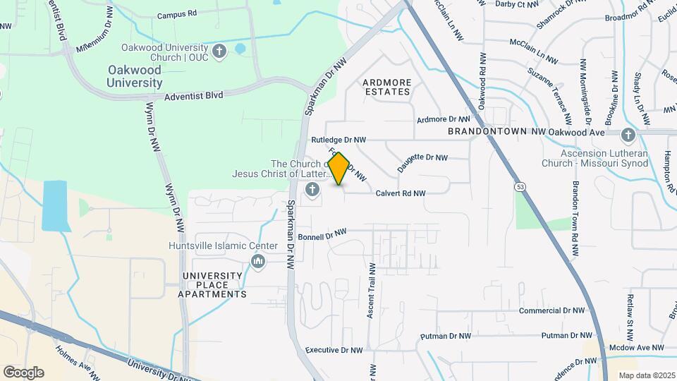 1801 Carson Ln NW Map and Location Details