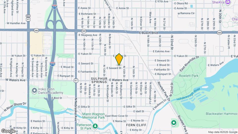 8501 N Mulberry St Map and Location Details