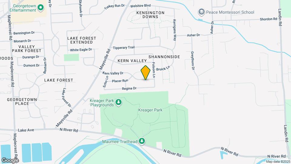 7704 Kern Valley Dr Map and Location Details
