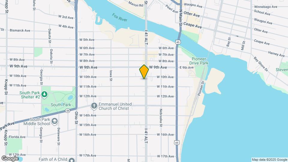 1013 Oregon St Map and Location Details