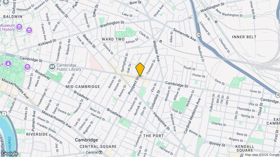 1228 Cambridge St Map and Location Details