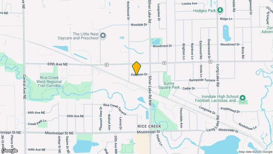 2605 Eastman Dr Map and Location Details