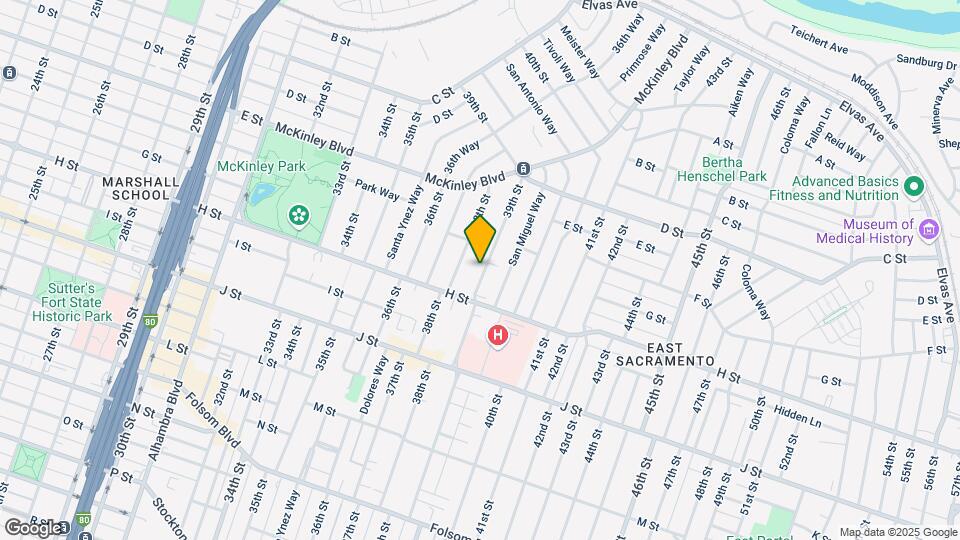 676 39th St Map and Location Details