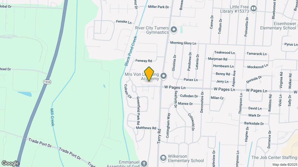 6807 West Pages Lane, Unit 1 Bedroom Apt Map and Location Details