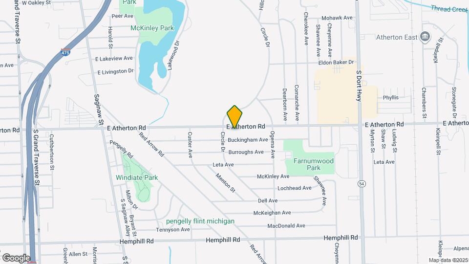 522 E Atherton Rd Map and Location Details