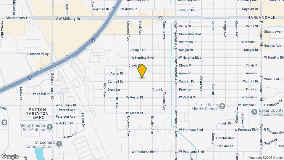 1039 Cantrell Dr Map and Location Details