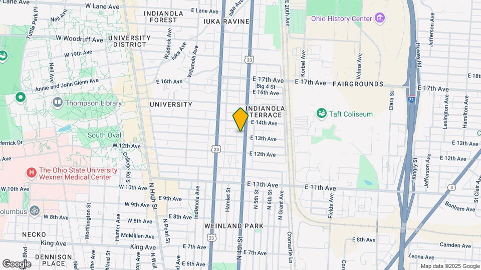 300-306 E 13th Ave Mapa y Detalles de la Ubicación