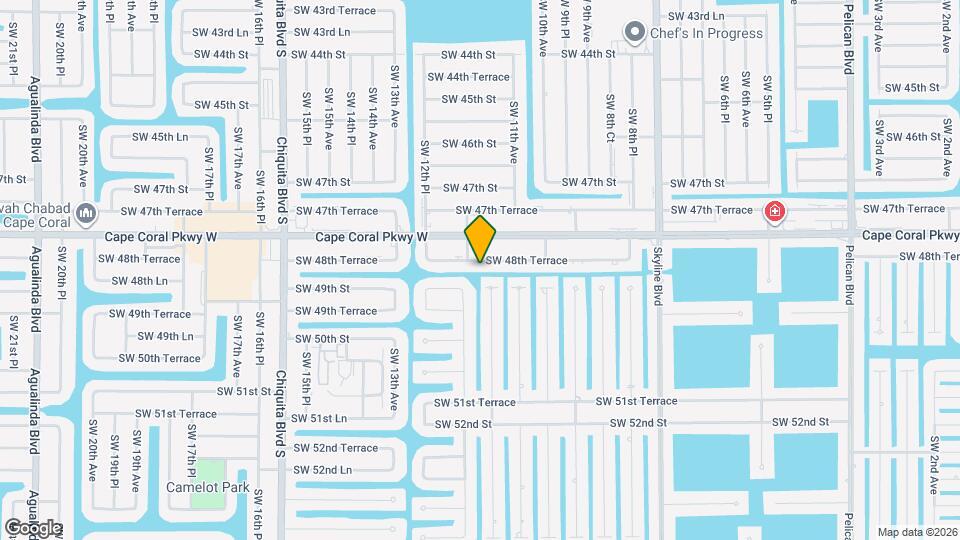 1118 SW 48th Terrace Map and Location Details