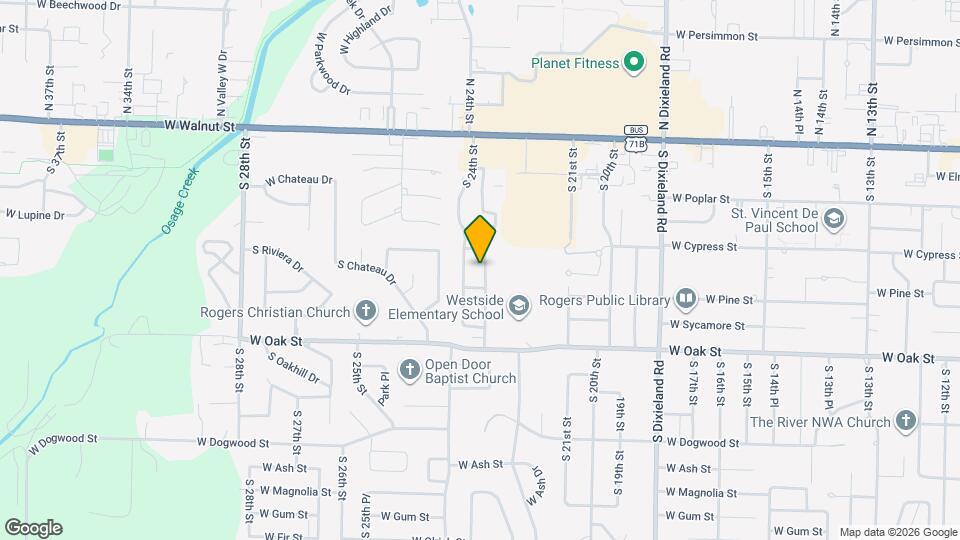 710 S 23rd St Map and Location Details