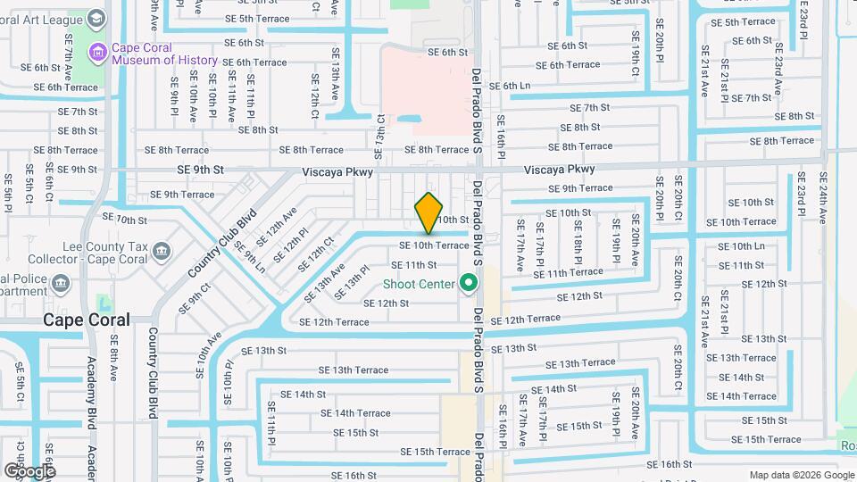 1431 SE 10th Terrace Mapa y Detalles de la Ubicación