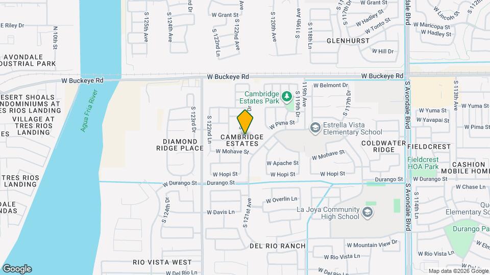 1533 S 121st Dr Map and Location Details