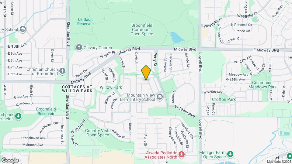 4261 Choke Cherry Ave Mapa y Detalles de la Ubicación