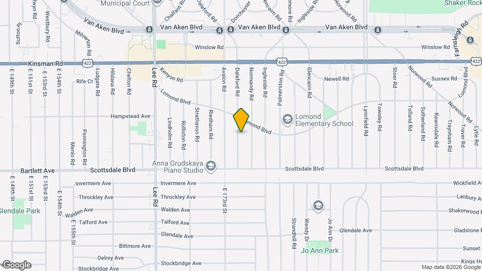 3671 Daleford Rd, Unit 3671-UP Map and Location Details