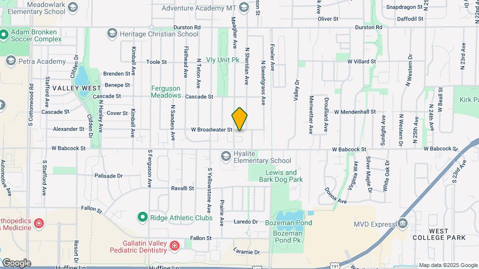 3552 W Broadwater St Map and Location Details