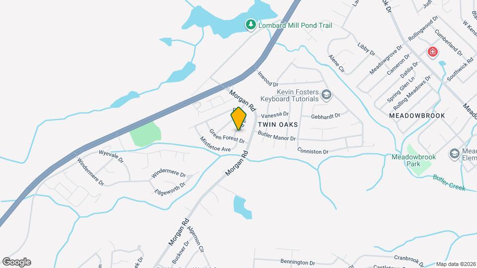 3403 Pine Hill Rd Map and Location Details