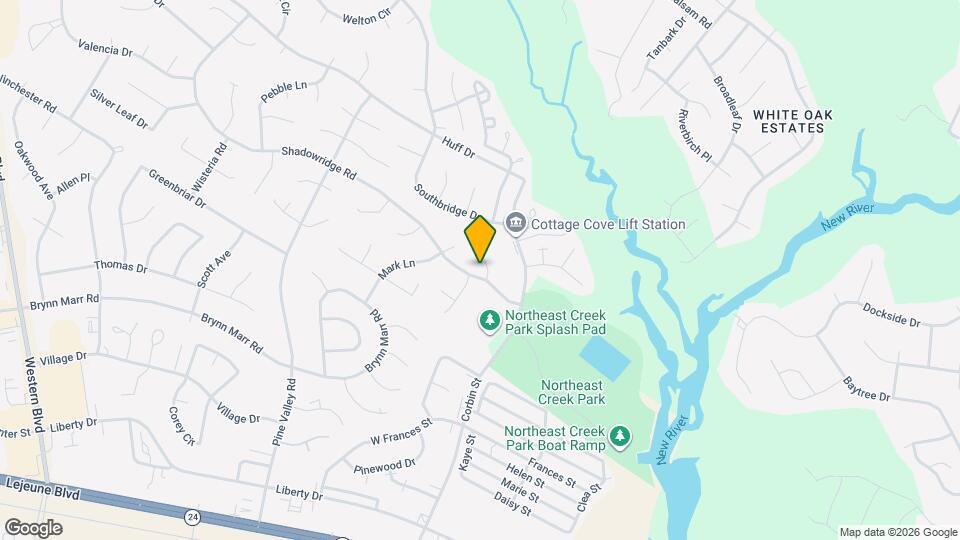 542 Shadowridge Rd Map and Location Details