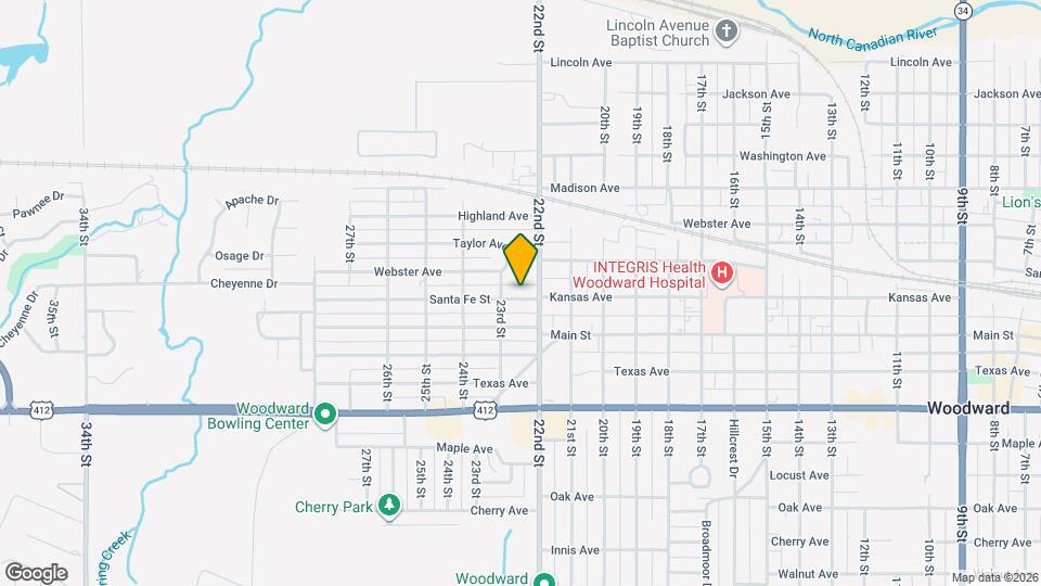 2214 Santa Fe St Map and Location Details