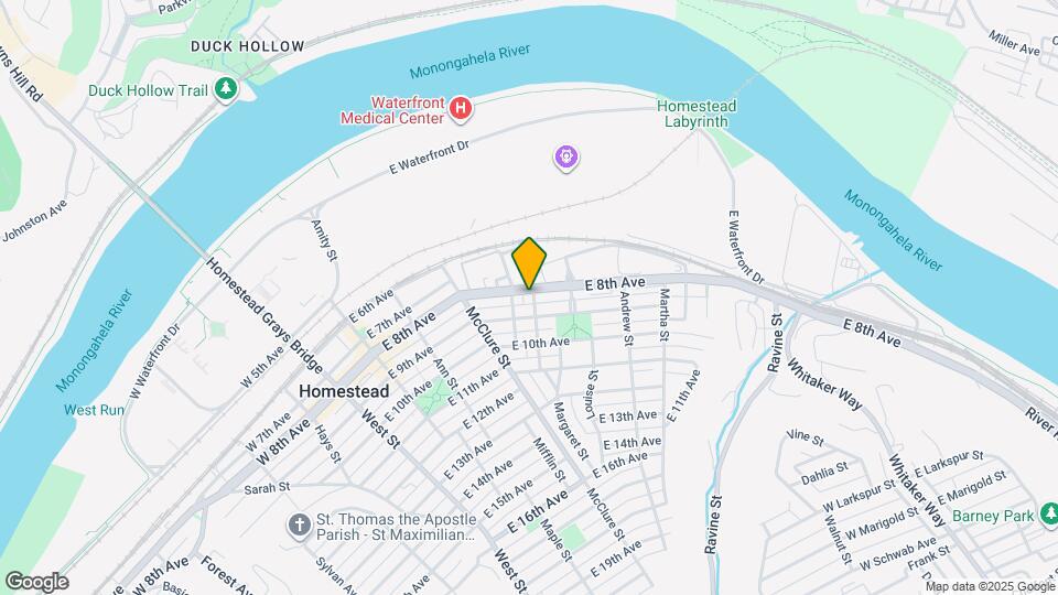 512 E 8th Ave Map and Location Details