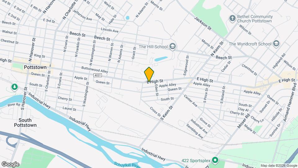 824 E High St Map and Location Details