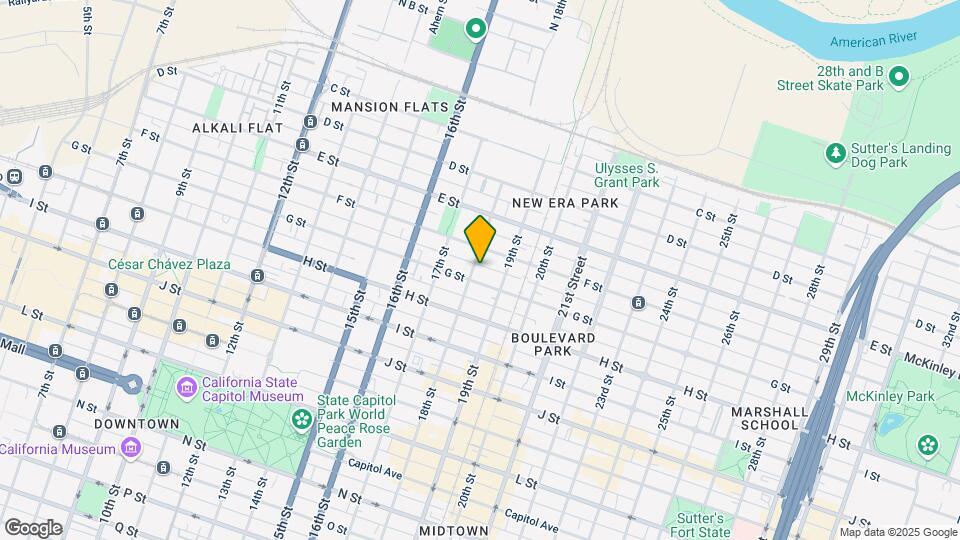 617 18th St Map and Location Details