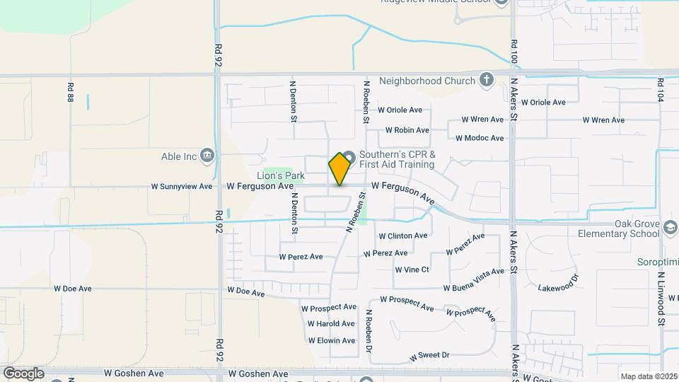 6224 W Thompson Ave Map and Location Details