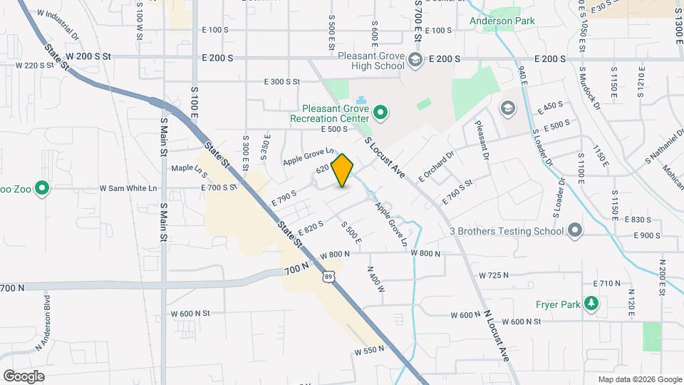 523 E Sierra Ln Map and Location Details