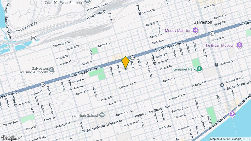 1117 37th St Mapa y Detalles de la Ubicación