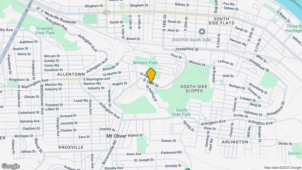 1511 Saint Patrick St, Unit Downstairs Map and Location Details