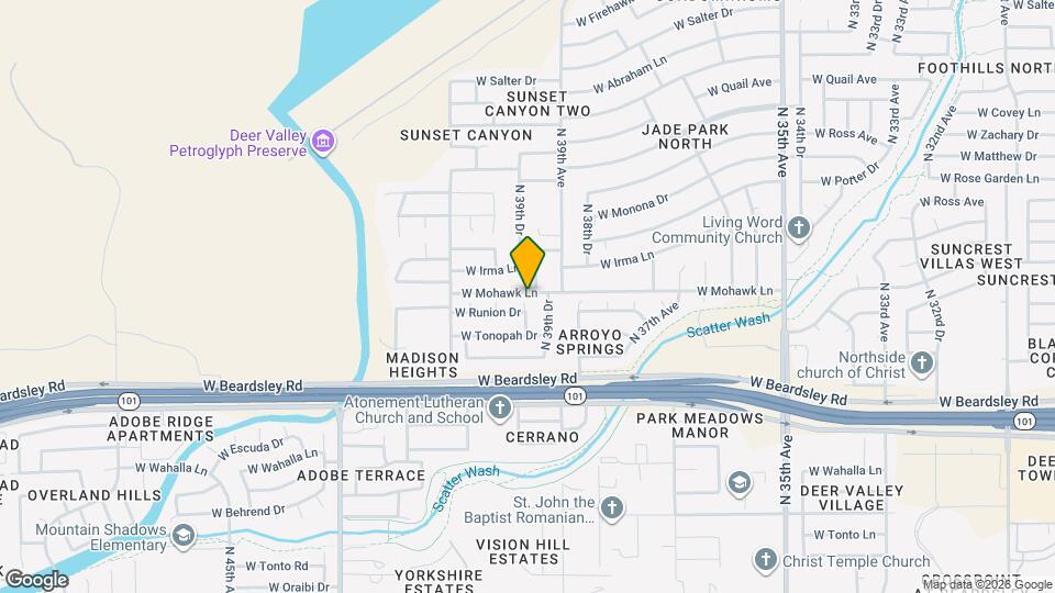 20447 N 40th Ave Map and Location Details