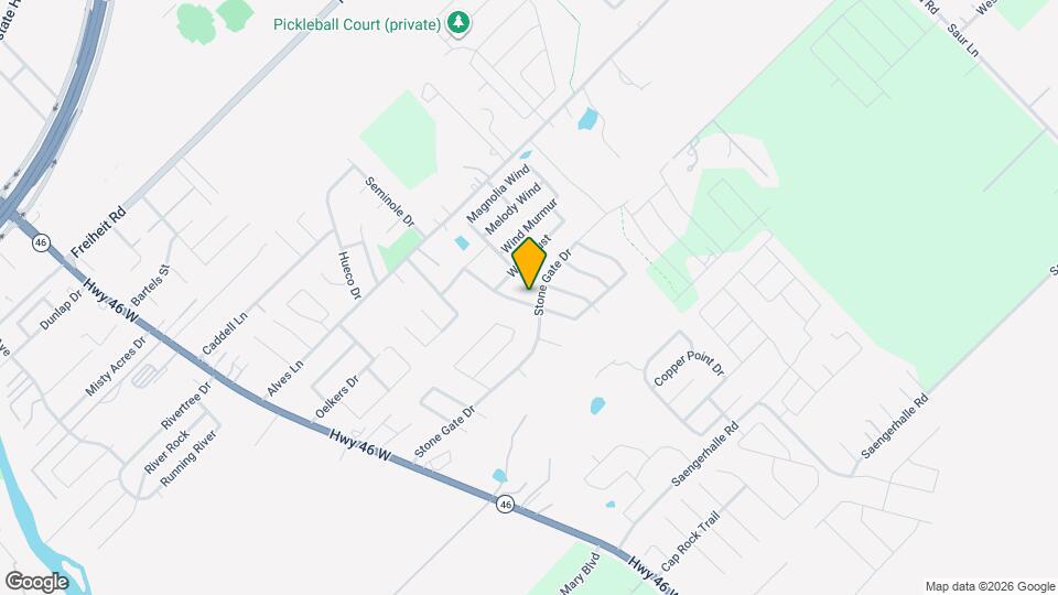 1093 Stone Branch Map and Location Details