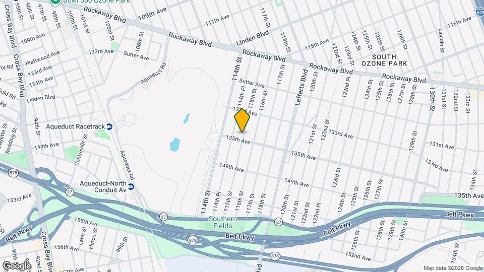 13356 115th St, Unit Cozy one bedroom near JFK Mapa y Detalles de la Ubicación