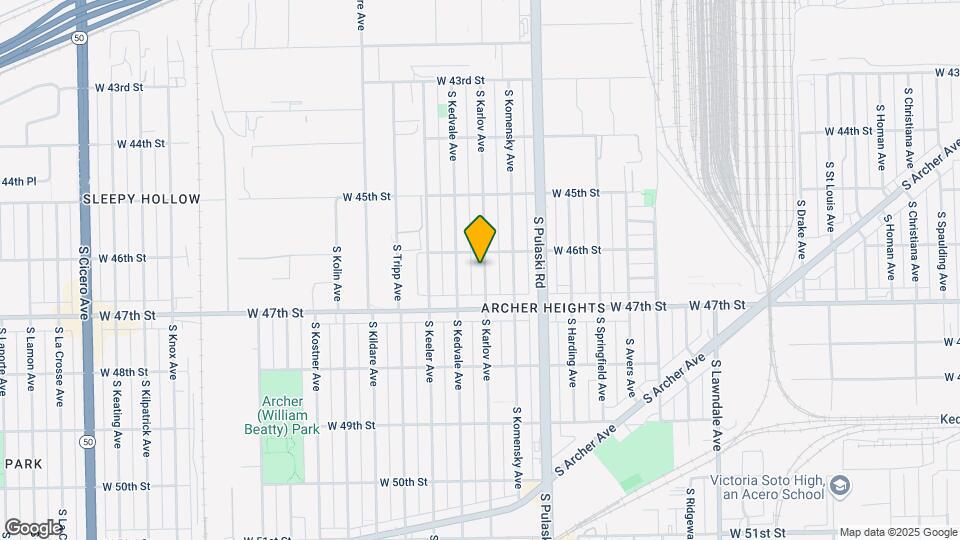 4618 S Karlov Ave Map and Location Details
