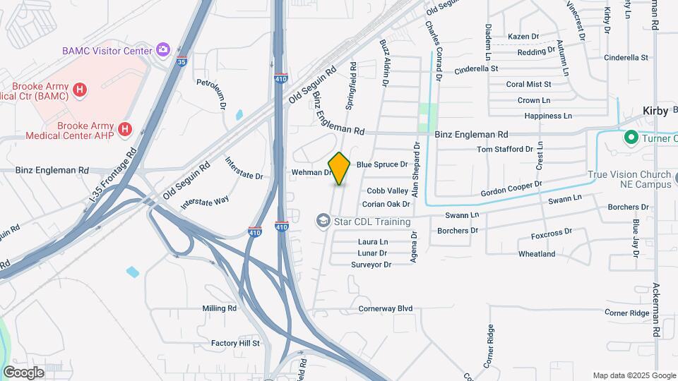 2527 Corian Glen Dr Map and Location Details
