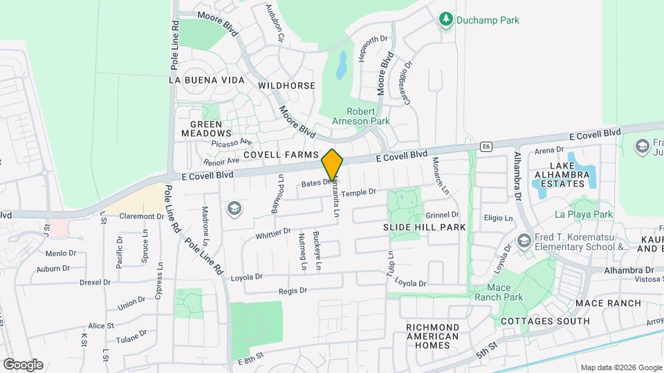 2528 Bates Dr Map and Location Details