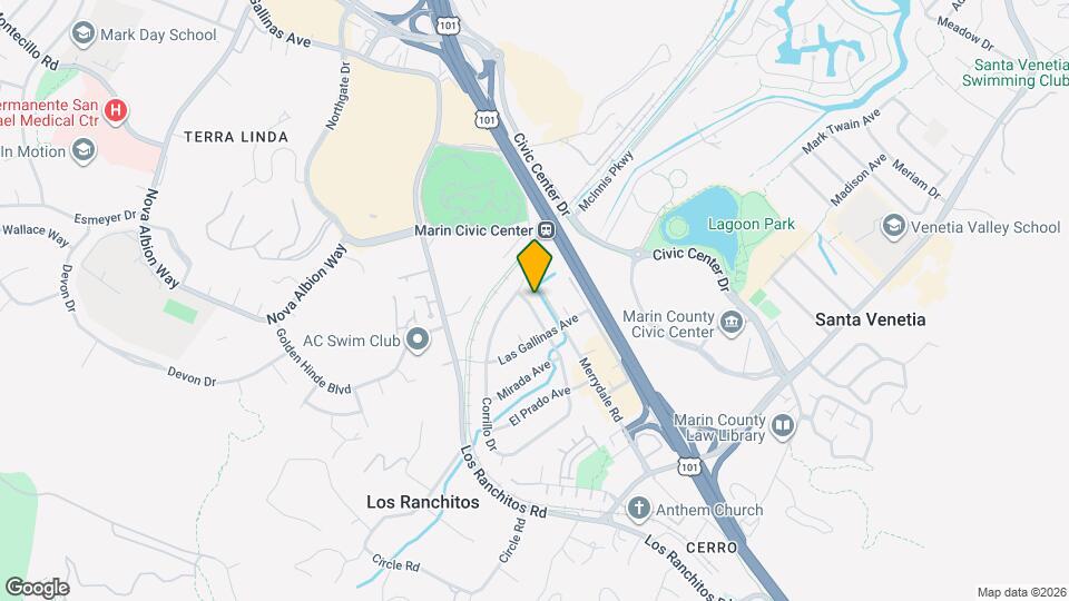 312 Las Flores Ave Map and Location Details