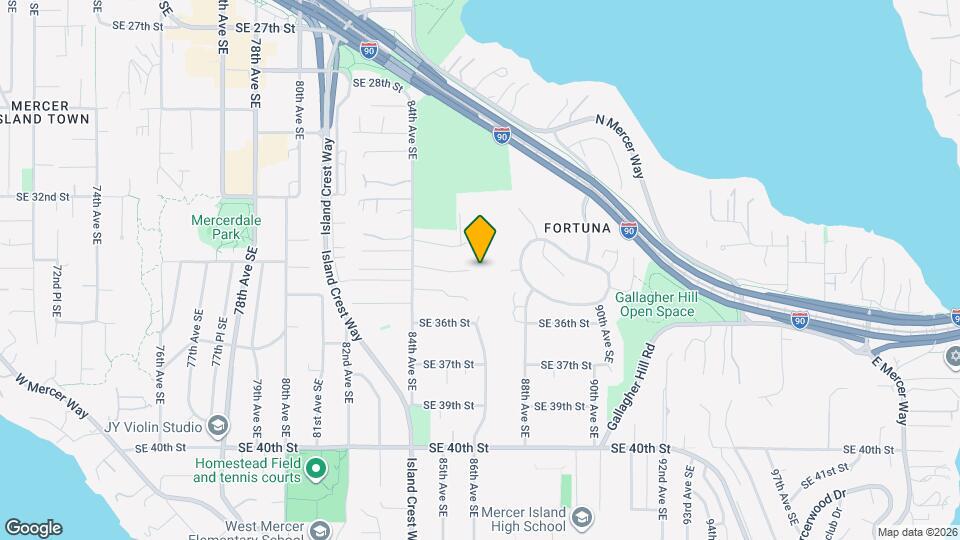 8432 SE 34th Pl Map and Location Details