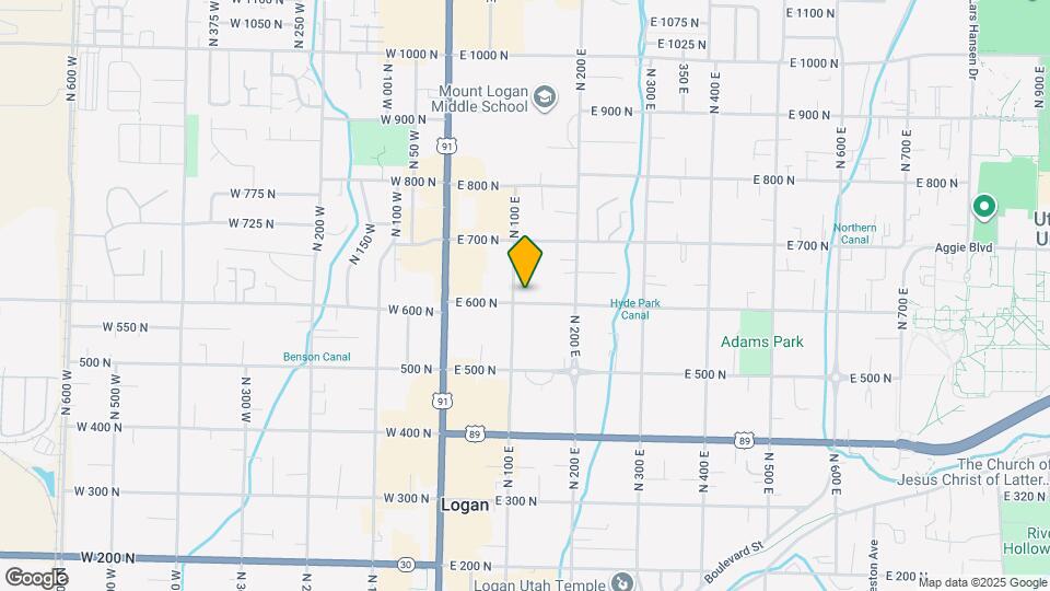 119 E 600 N Map and Location Details