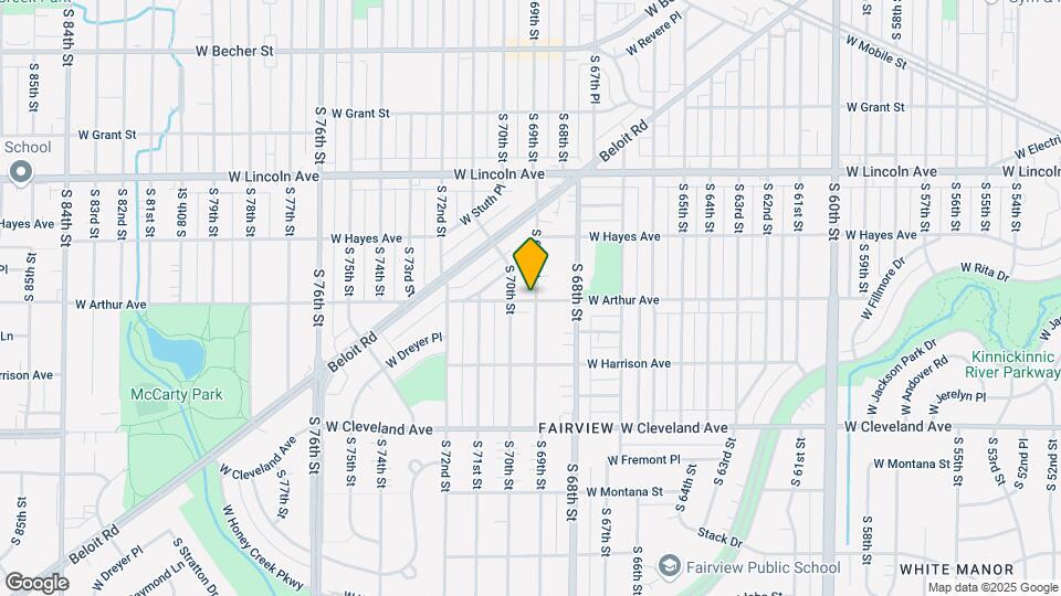 6907 W Arthur Ave, Unit 3 Map and Location Details