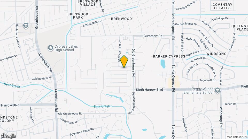 18534 Rock Flats Ravine Dr Map and Location Details