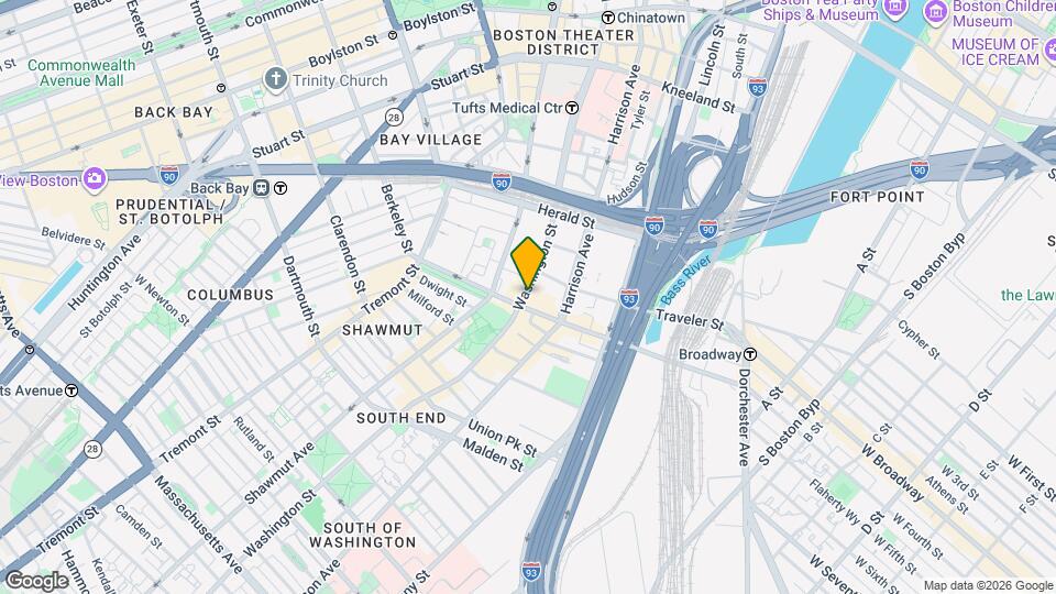 1110 Washington St Map and Location Details