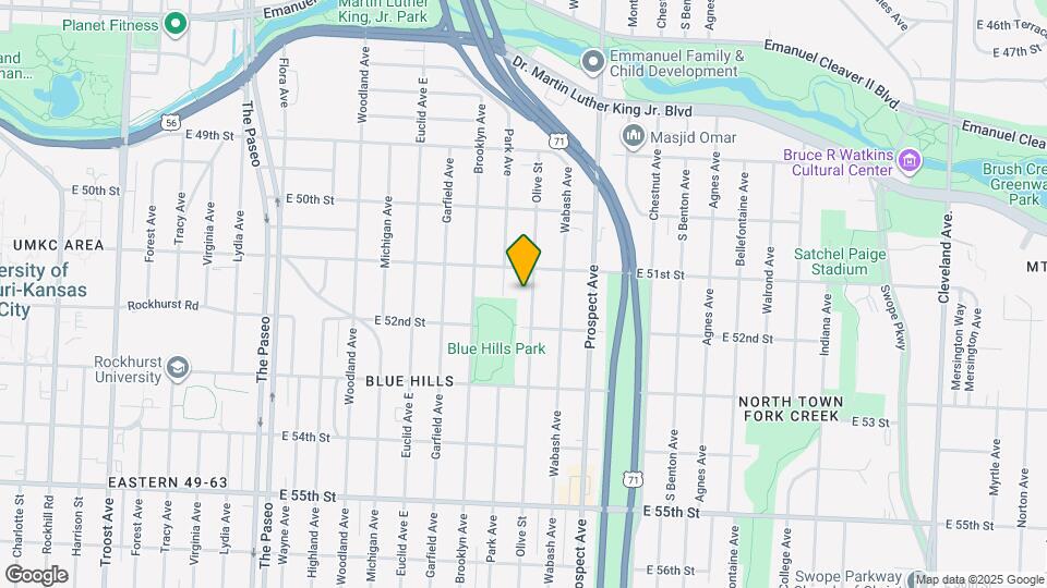 5112 Olive St Mapa y Detalles de la Ubicación