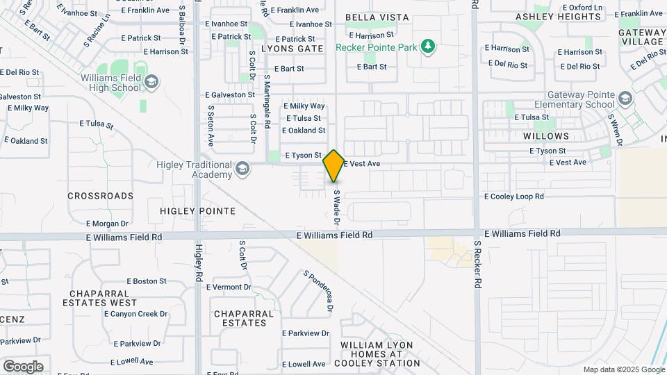 2257 S Ponderosa Dr Map and Location Details
