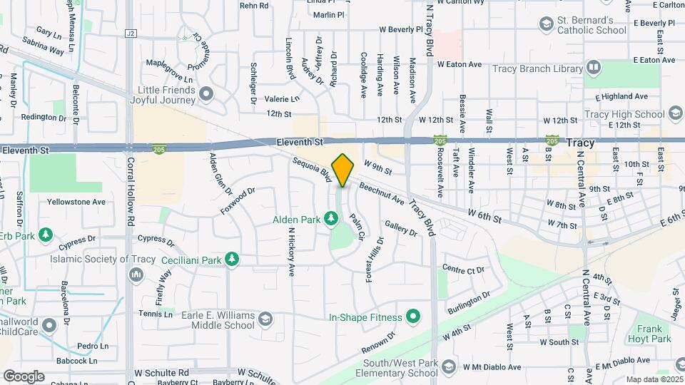 899 Palm Cir Map and Location Details