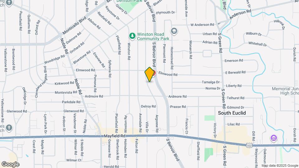 1247 Argonne Rd Map and Location Details