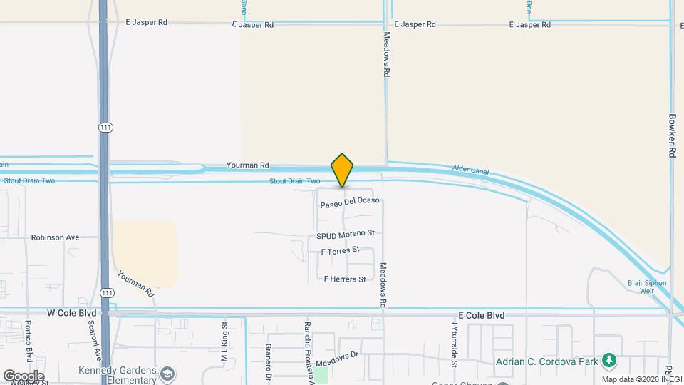 1036 Playa del Norte Map and Location Details