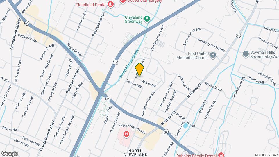 470 Ash Dr NW Map and Location Details